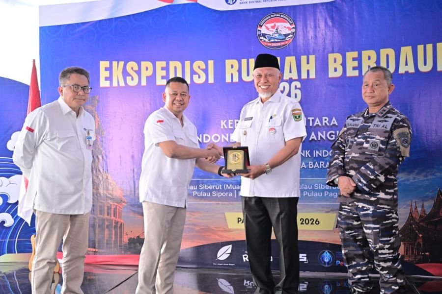 Gubernur Lepas Ekspedisi Rupiah Berdaulat 2026 ke Kepulauan Mentawai
