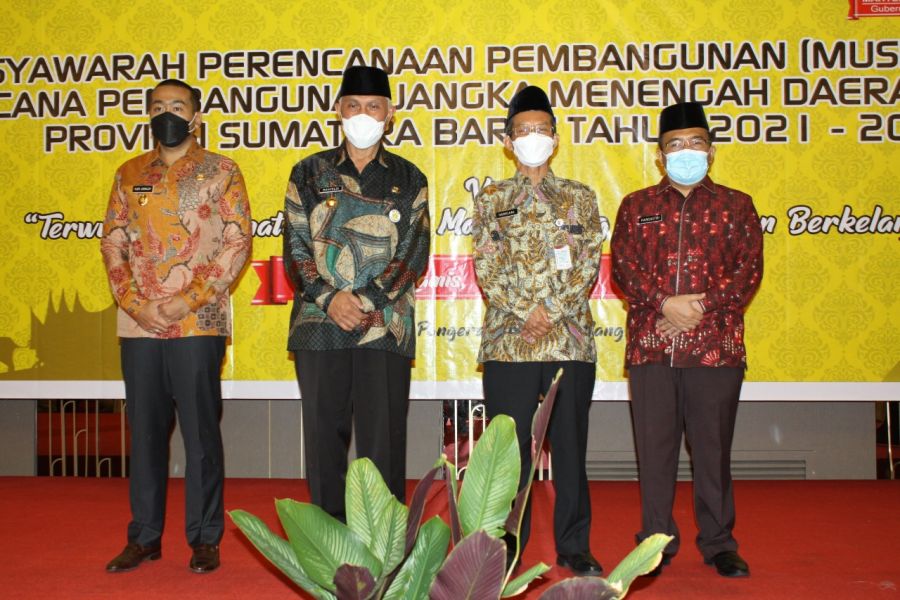Gubernur Mahyeldi Buka Musrenbang RPJMD Sumbar Tahun 2021-2026