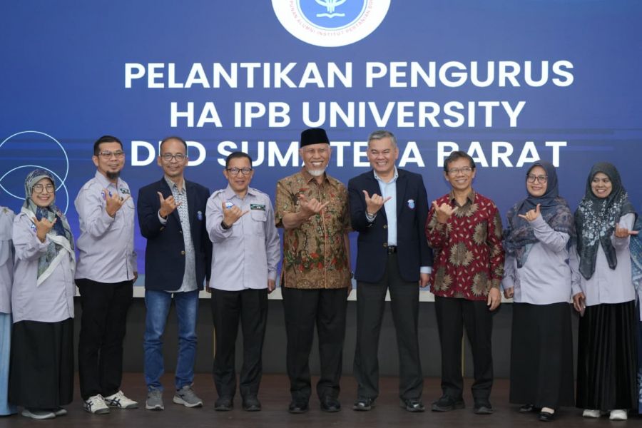 Gubernur Mahyeldi Dorong Alumni IPB Jadi Penggerak Pertanian Sumatera Barat