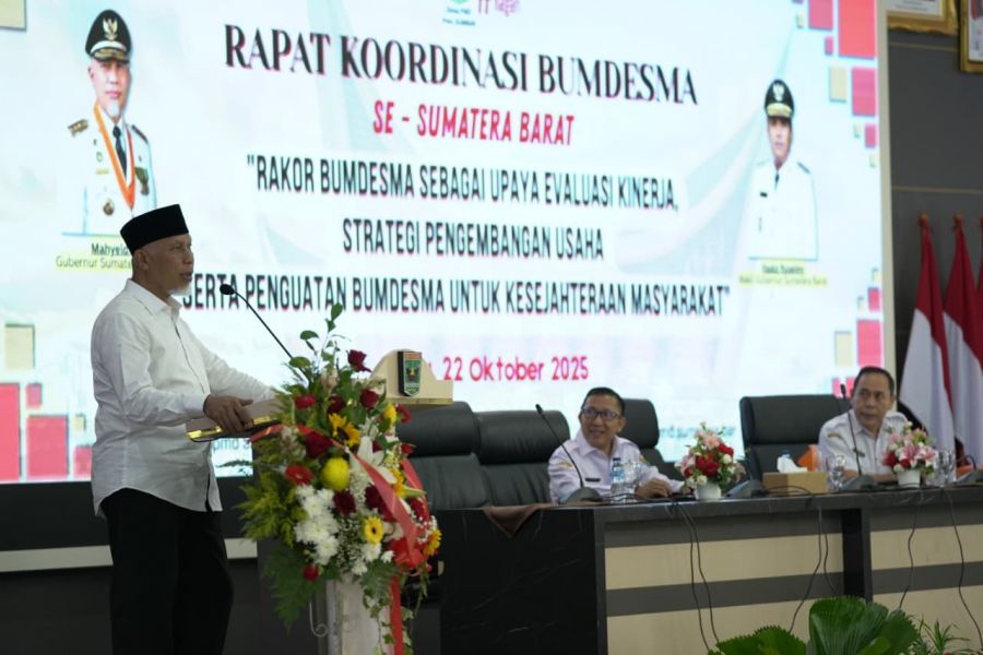 Gubernur Mahyeldi Dorong Penguatan BUMDesma untuk Kemandirian Ekonomi Desa
