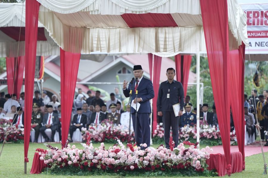 Gubernur Mahyeldi Hadiri Upacara Peringatan 76 Tahun Peristiwa Situjuah