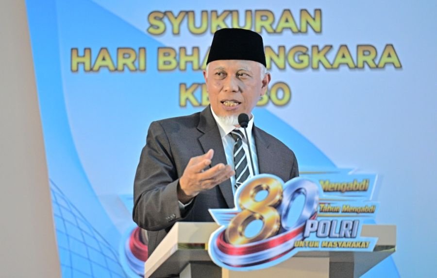 Gubernur Mahyeldi: Hari Bhayangkara Momentum Perkuat Sinergi Polri dan Pemda untuk Masyarakat