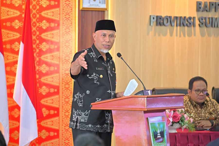 Gubernur Mahyeldi Ingatkan Kepala OPD terkait Pentingnya Akurasi Data bagi Pembangunan Daerah