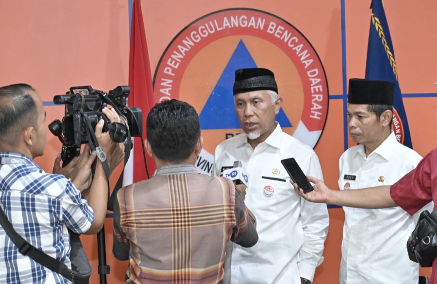 Gubernur Mahyeldi Instruksikan Peningkatan Kesiapsiagaan dalam Menyikapi Potensi Letusan Marapi