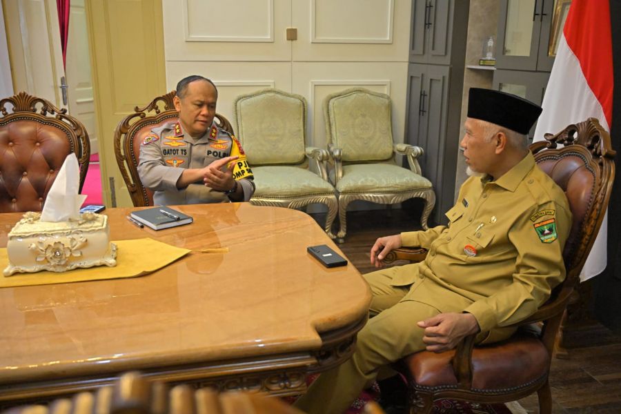 Gubernur Mahyeldi & Kapolda Sumbar Bahas Upaya Penguatan Sinergi untuk Keamanan & Pembangunan Daerah