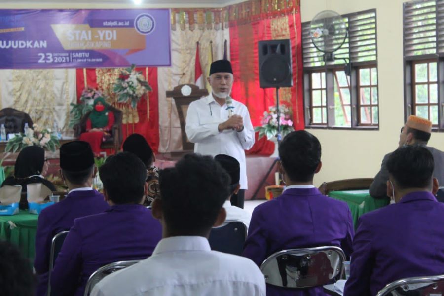 Gubernur Mahyeldi: Mahasiswa STAI-YDI Miliki Modal untuk Wujudkan Sumbar Madani