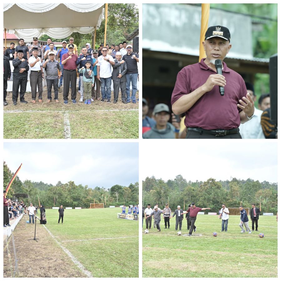 Gubernur Mahyeldi Tegaskan Sumbar Serius Kembangkan Sepakbola