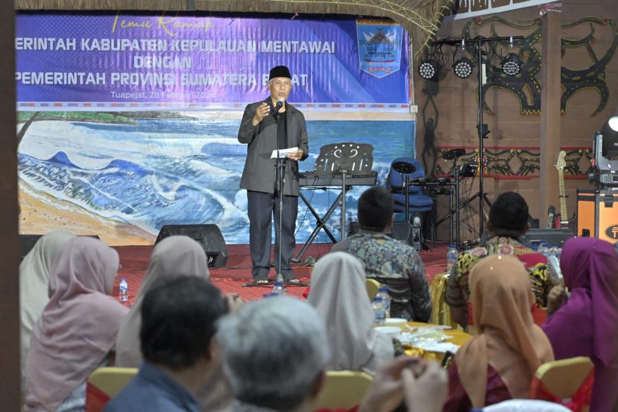 Gubernur Mahyeldi Minta Pemkab Mentawai Terus Tetapkan Skala Prioritas demi Percepatan Pembangunan
