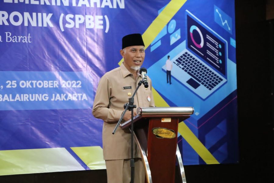 Gubernur Mahyeldi Minta Seluruh OPD Fokus Implementasikan SPBE di Sumbar
