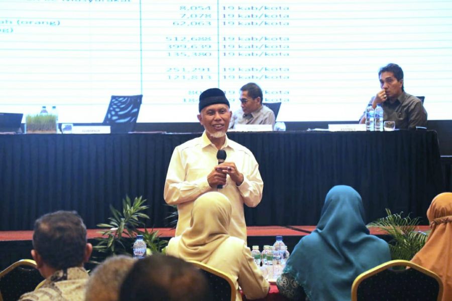 Gubernur Mahyeldi Pimpin Rapat Evaluasi OPD Akhir Tahun 2022