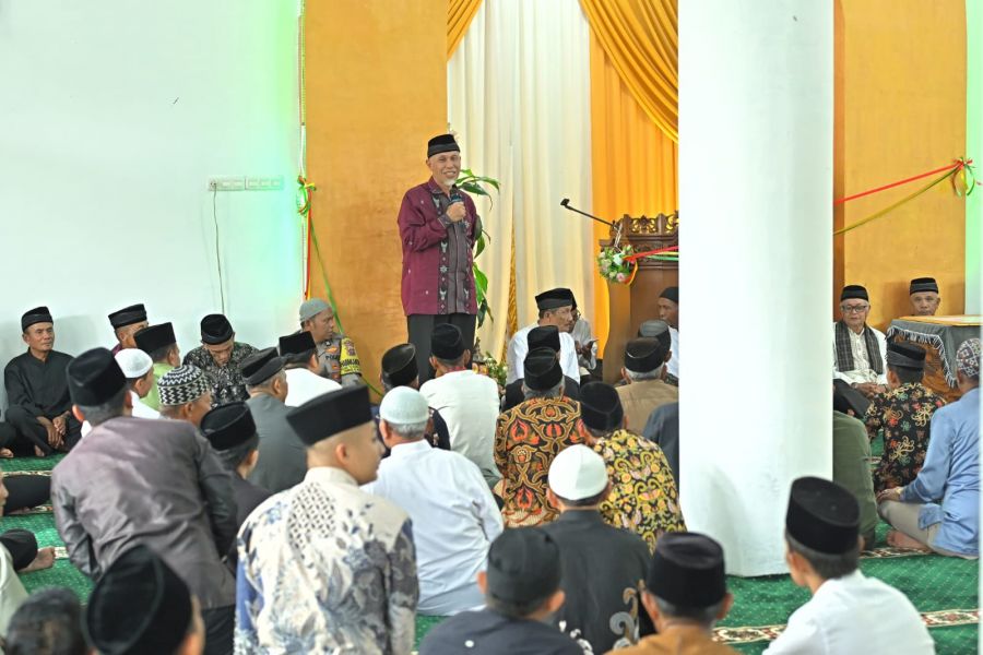 Gubernur Mahyeldi Resmikan Penetapan Status Masjid Al Muttaqin Gadut Tilatang Kamang
