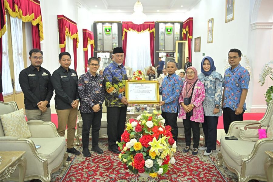 Gubernur Mahyeldi Sambut Kepala Ombudsman Sumbar yang Baru, Bahas Evaluasi & Proyeksi Layanan Publik