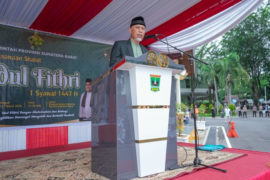 Gubernur Mahyeldi Sampaikan Empat Pesan Idul Fitri kepada Masyarakat Sumbar