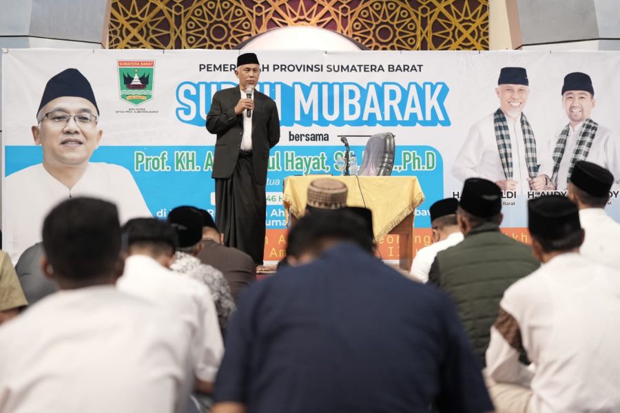 Gubernur Mahyeldi Sebut Meneladani Rasulullah Sama Halnya Mengimplementasikan Core Value Ber-Akhlak