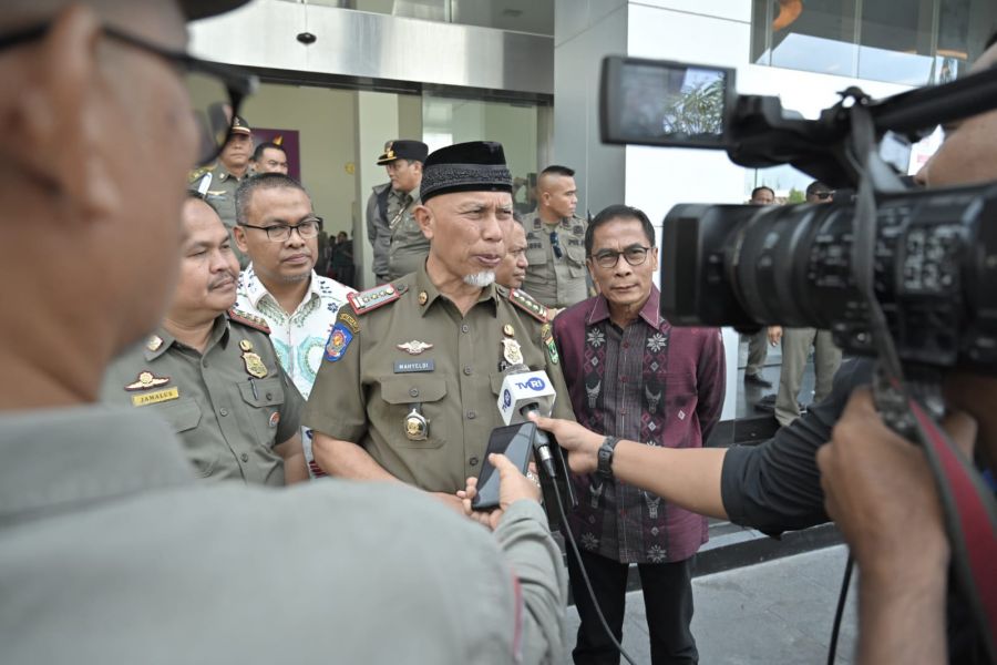 Gubernur Mahyeldi Sebut Rangkaian HUT Satpol PP dan Satlinmas Nasional Siap Digelar Mulai Hari Ini