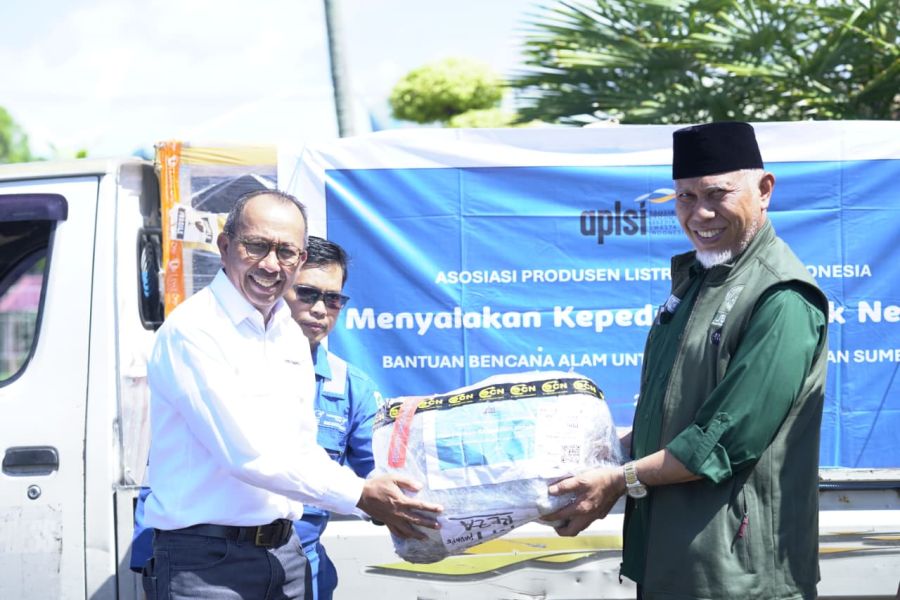 Gubernur Mahyeldi Terima Bantuan dari APLSI untuk Penanganan Bencana di Sumbar