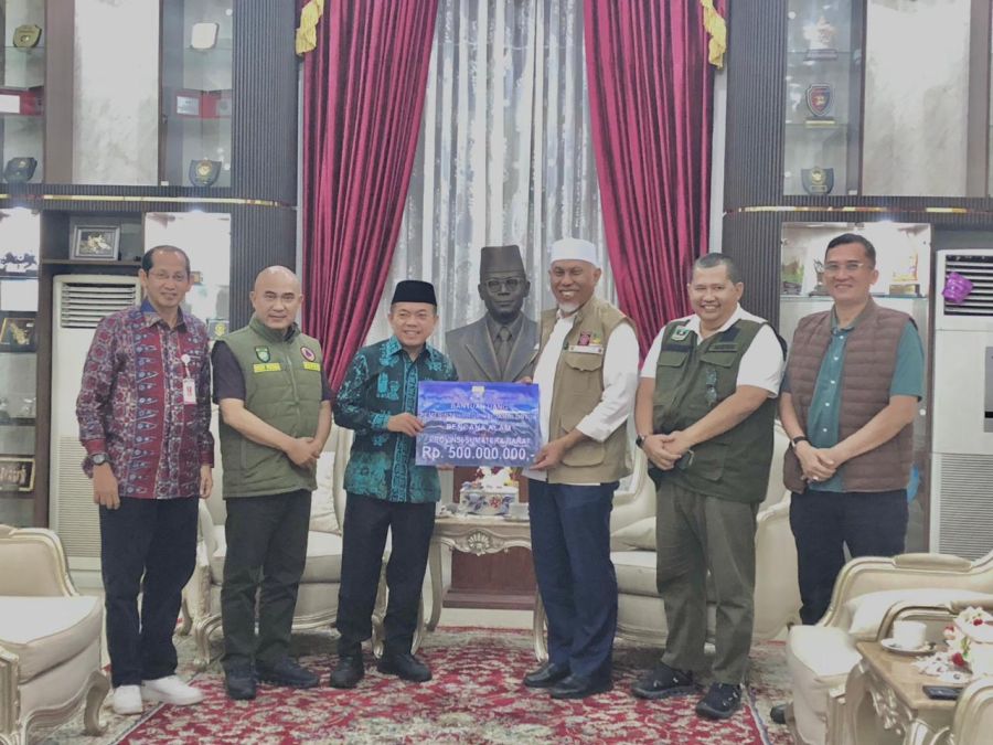 Gubernur Mahyeldi: Terima Kasih Kepedulian Jambi, Ini Sangat Membantu Proses Tanggap Darurat