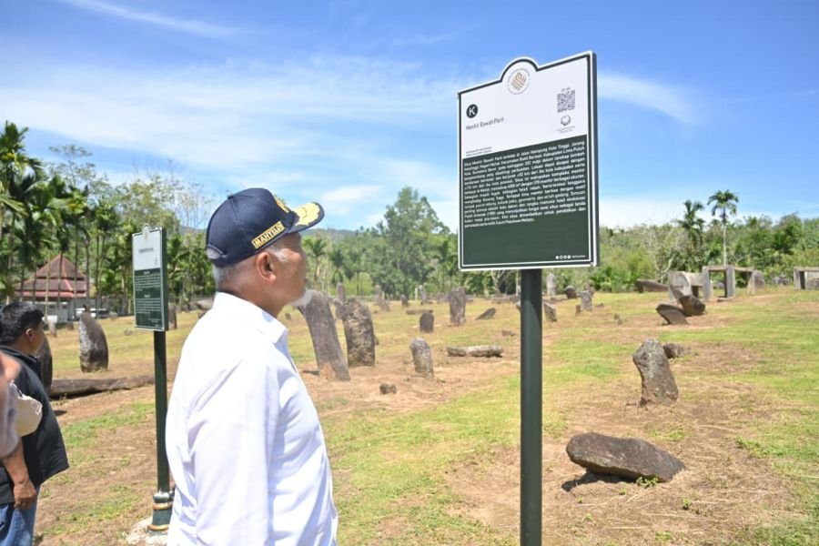 Gubernur Mahyeldi Tinjau Situs Menhir Maek, Tegaskan Bukti Peradaban Tua Minangkabau