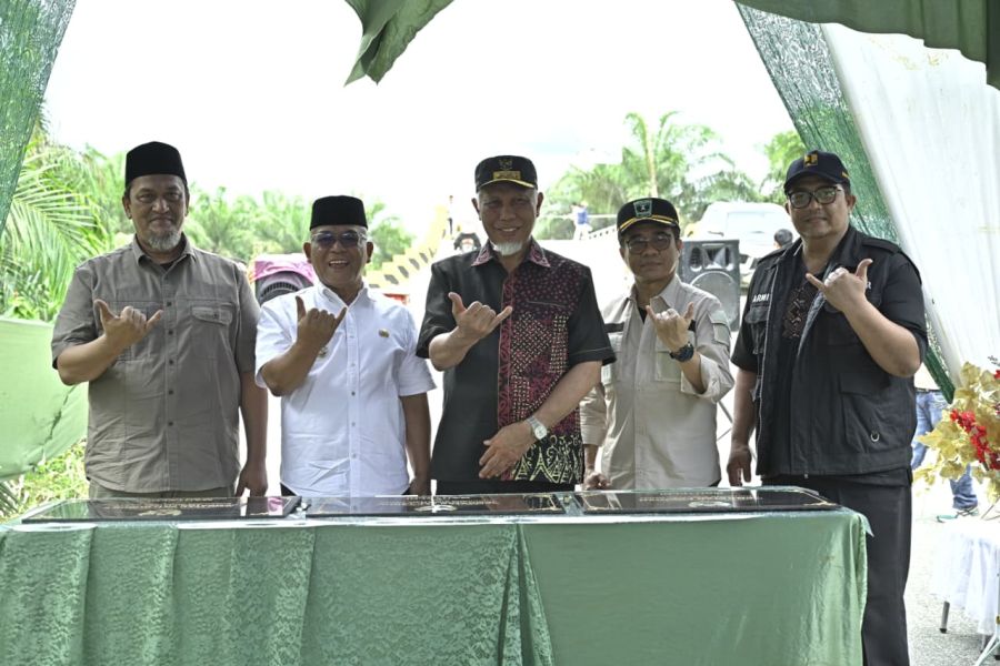 Gubernur Resmikan Pemakaian Tiga Jembatan Strategis di Pasaman Barat