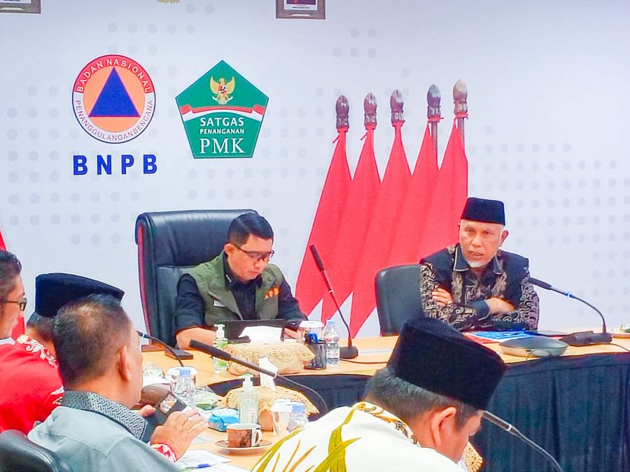 Gubernur Sumbar dan Sejumlah Kepala Daerah Datangi BNPB untuk Usulkan Beberapa Kebutuhan