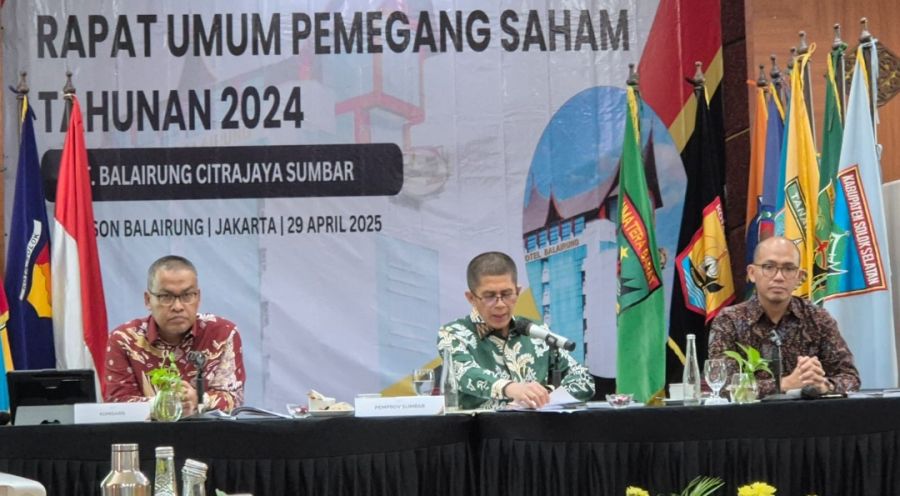 Gubernur Sumbar Dorong Transformasi Manajemen PT Balairung Citrajaya dalam RUPS Tahun Buku 2024