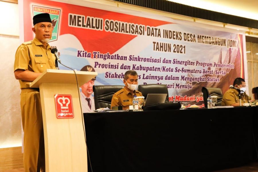 Gubernur Sumbar: IDM 2021 Harus jadi Dasar Kebijakan Program Ditingkat Nagari