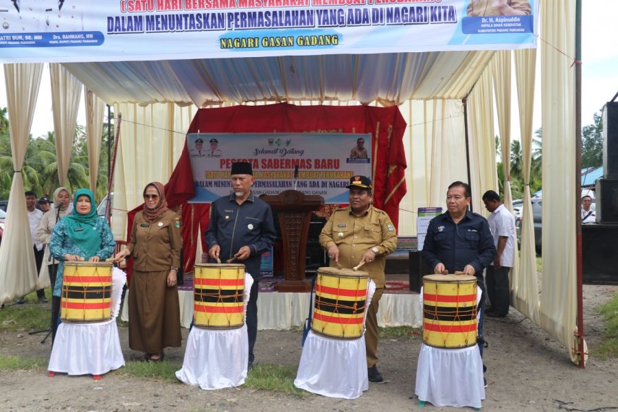Gubernur Sumbar: Inovasi Kegiatan Sabermas Baru Patut Ditiru