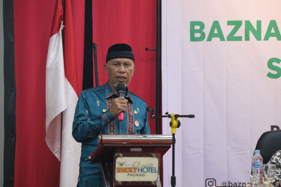 Gubernur Sumbar Minta Baznas Optimalkan Pengelolaan Zakat