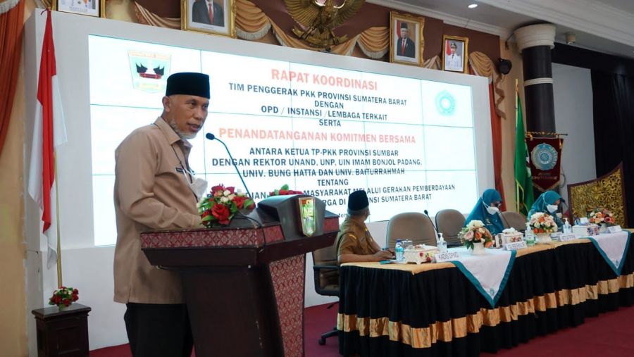 Gubernur Sumbar Minta PKK Juga Mendata Orang Kaya di Nagari