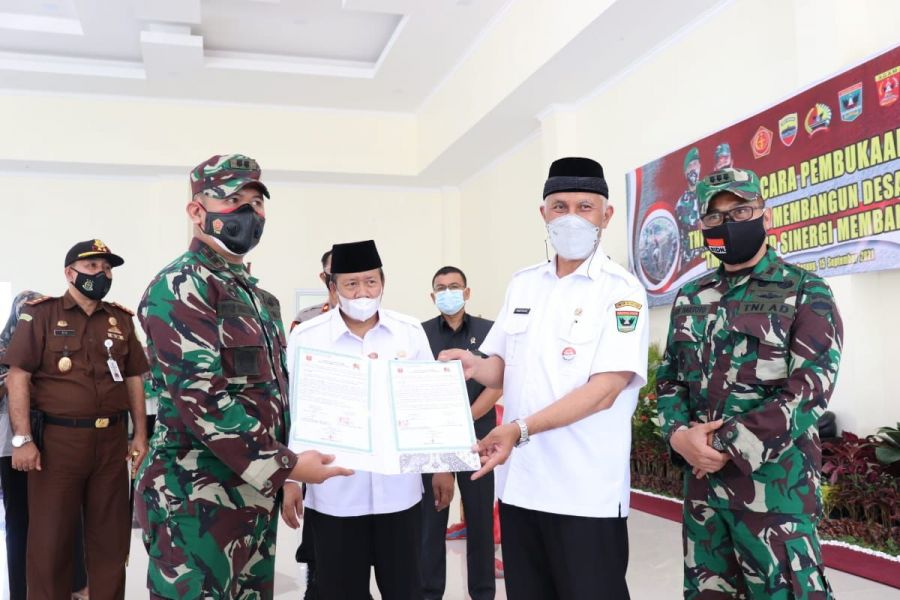 Gubernur Sumbar Nilai TMMD Terbukti Mampu Mendorong Akselerasi Pembangunan di Nagari
