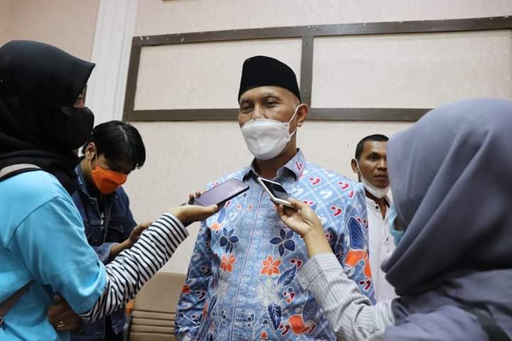 Gubernur Sumbar: Penanganan Covid 19 Sudah Baik, 7 Daerah Kabupaten dan Kota di Sumbar Kuning