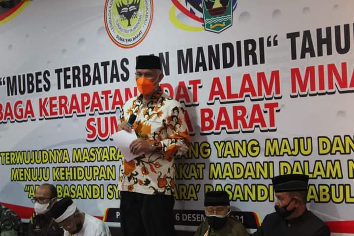 Gubernur Sumbar: Peran LKAAM Sangat Penting Dalam Percepatan Pembangunan Ranah Minang