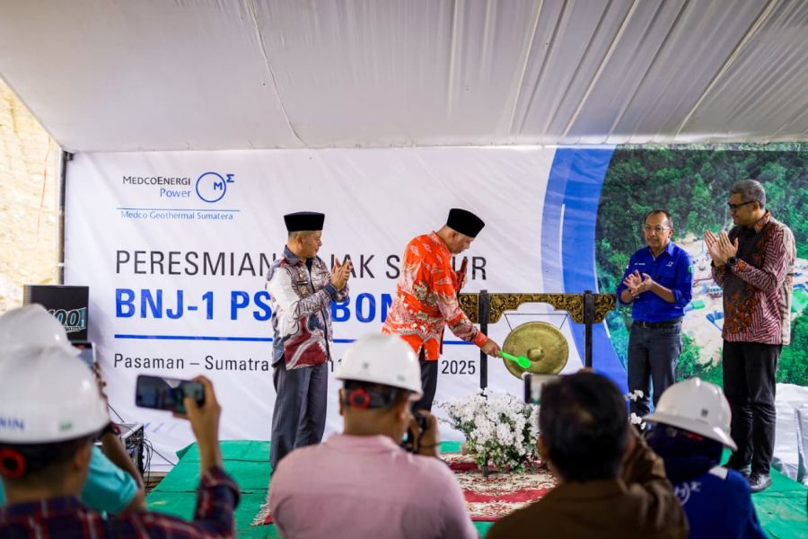 Gubernur Sumbar Resmikan Pengeboran Perdana Sumur Panas Bumi Bonjol