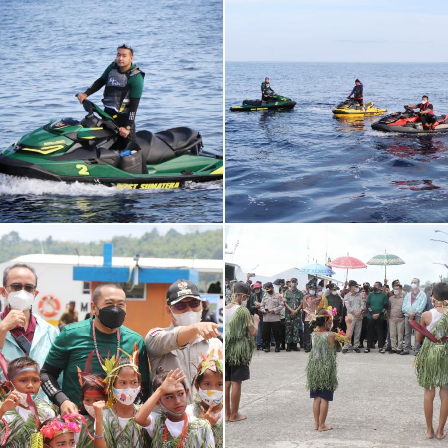 Gunakan Jet Ski, Audy Joinaldy Explore Potensi Wisata Kepulauan Mentawai
