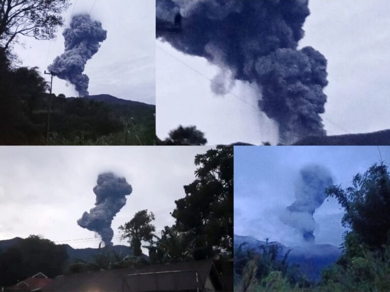 Gunung Marapi Kembali Erupsi Rabu Pagi, Masyarakat Diimbau Tetap Waspada