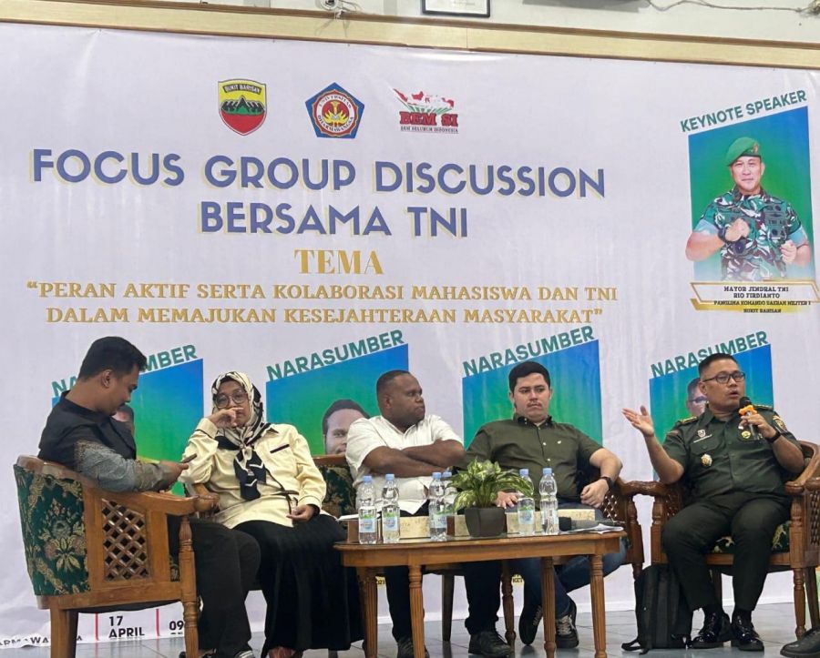 Guyub TNI - Mahasiswa Sebagai Pilar Bangsa Sudah Terjalin Sejak Lama 