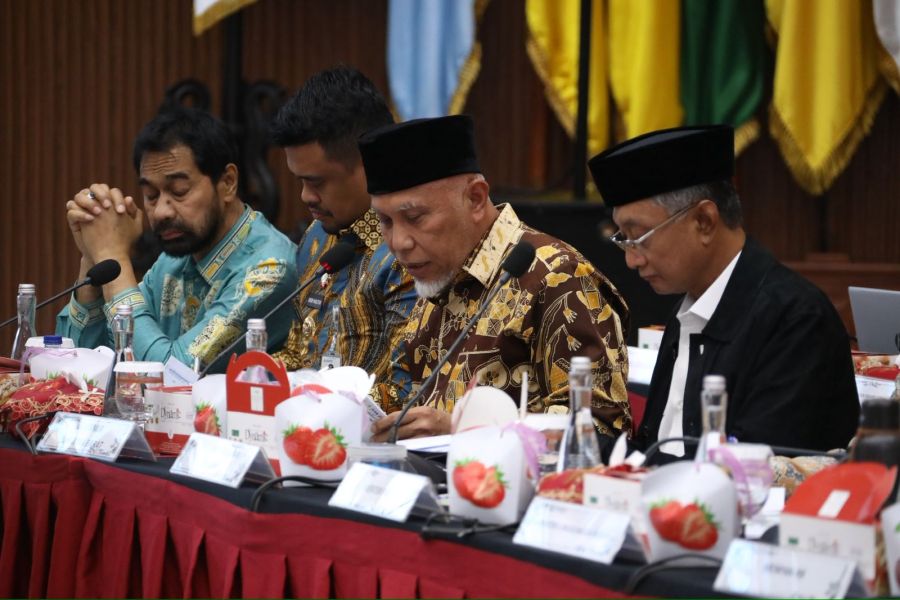 Hadiri Rakor Satgas Nasional, Gubernur Mahyeldi Laporkan Kondisi Terkini Pascabencana Sumbar