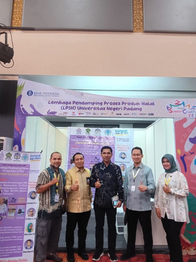 Halal UNP Hadir di Sumbar CreatiFest 2024 di Hotel Truntum Padang