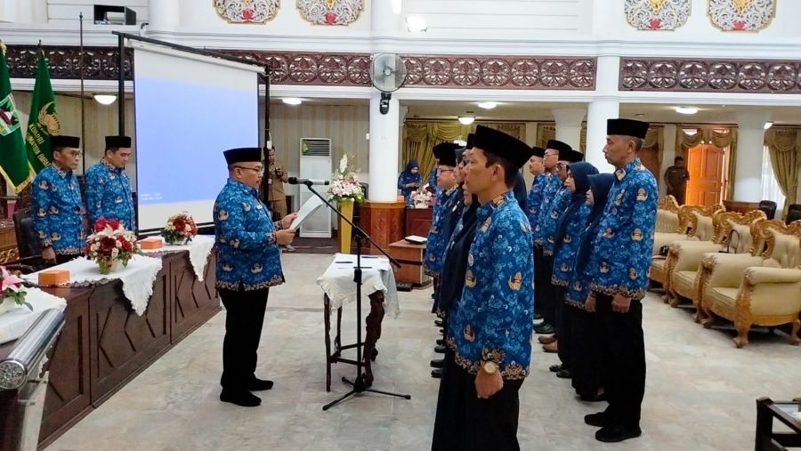 Hansastri Lantik 160 Dewan Pengurus Korpri Unit di Lingkungan Pemprov Sumbar Masa Bakti 2023-2028