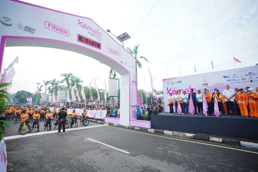 Hari Kedua Tour of Kemala 2025 Meriah, 1.794 Peserta Ramaikan Lintasan di Yogyakarta