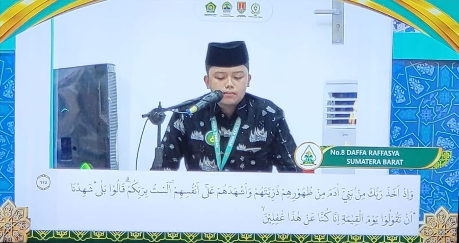 Hari Pertama MTQ Nasional XXXI, 12 Peserta Sumbar Mulai Perjuangkan Prestasi