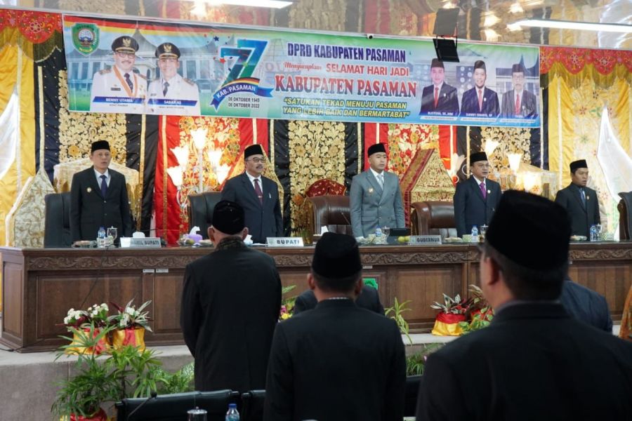 HUT Kabupaten Pasaman ke-77 Momentum Refleksi dan Evaluasi Pembangunau