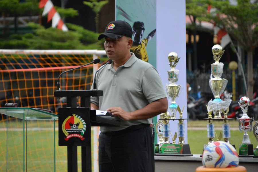 HUT Korem 032/WBR ke-40, Rebut Piala Danrem Kawana Fun Kids Mini Soccer 2025 