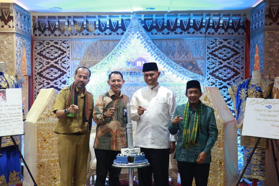 HUT TVRI Sumbar ke-25, Mahyeldi: Semoga Makin Dewasa dan Terus Berkontribusi Membangun Sumbar