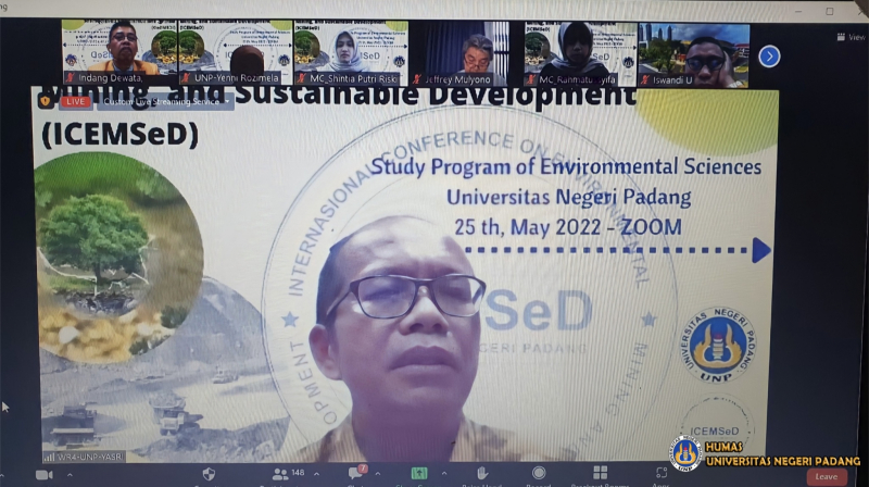 Prodi Ilmu Lingkungan Pascasarjana UNP Sukses Gelar ICEMSed