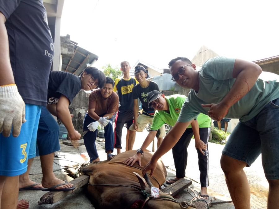 Idul Adha 1443 H, LDII Nanggalo Sembelih Hewan Kurban 3 Sapi 2 Kambing