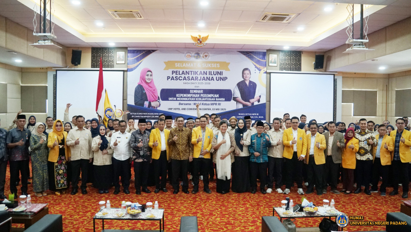 Iluni Pascasarjana UNP Dilantik, Seminar Bersama Wakil Ketua MPR RI Warnai Kegiatan