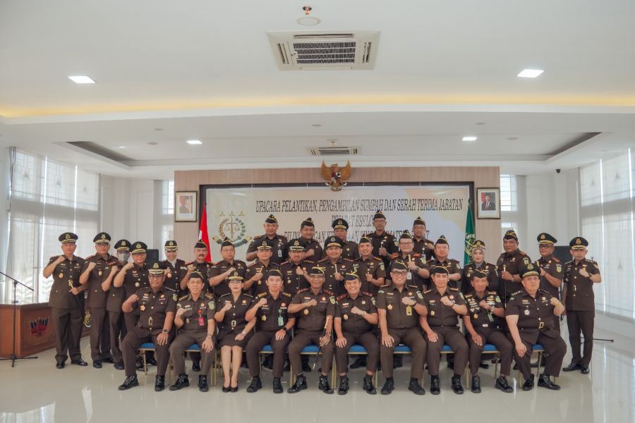 Ini Dia Pejabat yang Dilantik di Kejati Sumbar, Ada Kajari Padang hingga Mentawai