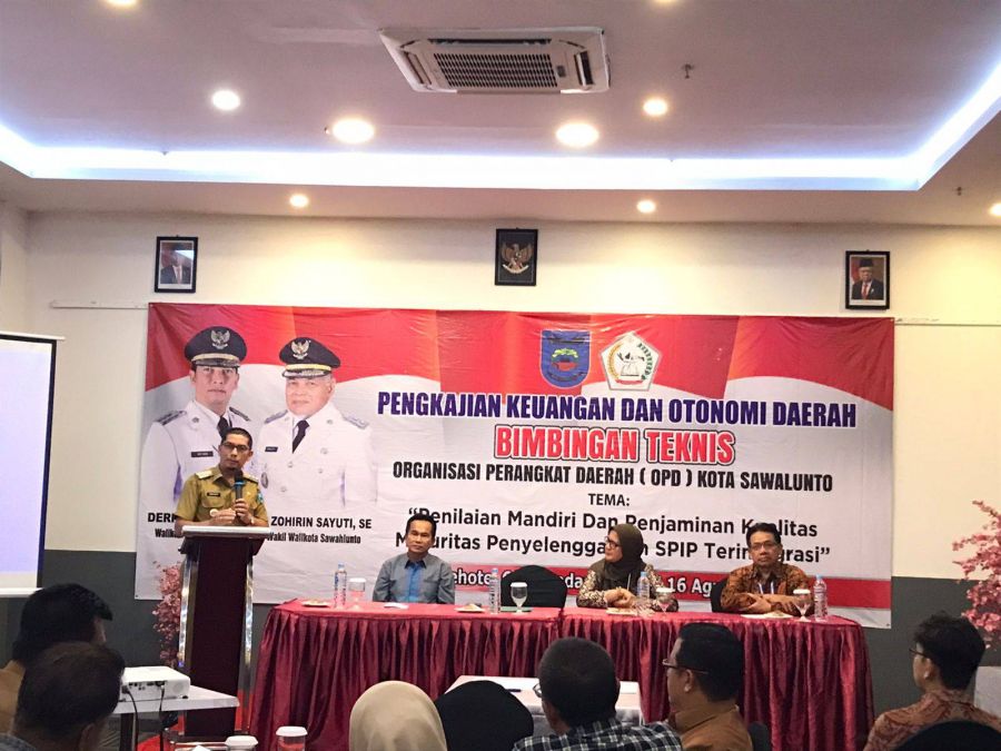 Inspektorat Kota Sawahlunto Selenggarakan Bimtek Pengkajian Keuangan dan Otonomi Daerah