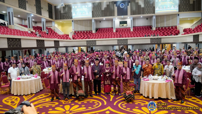 Jadi Tuan Rumah, UNP Jamu 76 Rektor Perguruan Tinggi Negeri di Welcome Dinner MRPTNI